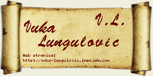Vuka Lungulović vizit kartica